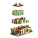 MOC-160521 Restaurants in Paris with Lights Modular Small Particles Building Blocks Set (3104PCS) enginediyshop