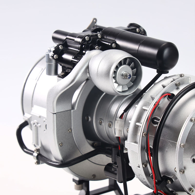 TECHING×SKYMECHMAN 1/4 Scale Metal Simulation Electric Military Helicopter Turboshaft Engine Model Kit