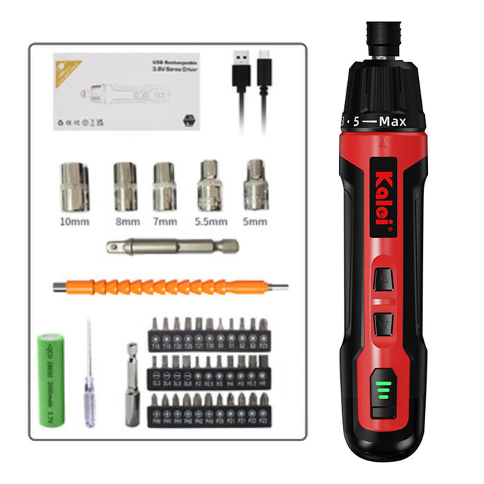 Portable Manual&Electric Screwdriver Set with 33 Screwdriver Set Heads Hand-held DIY Tools for Models enginediyshop