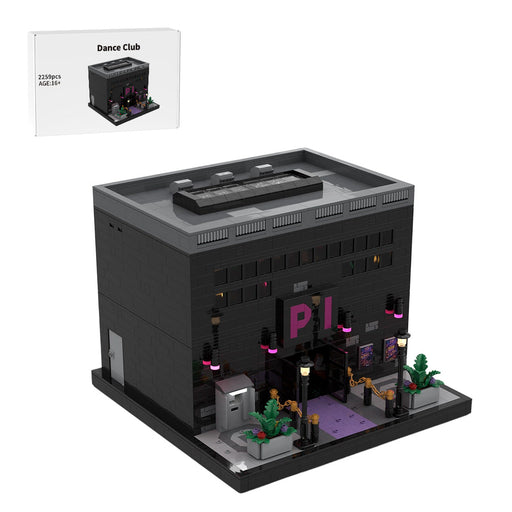 Street View Nightlife Series Dance Club Modular Building Blocks MOC Set(2259PCS) enginediyshop