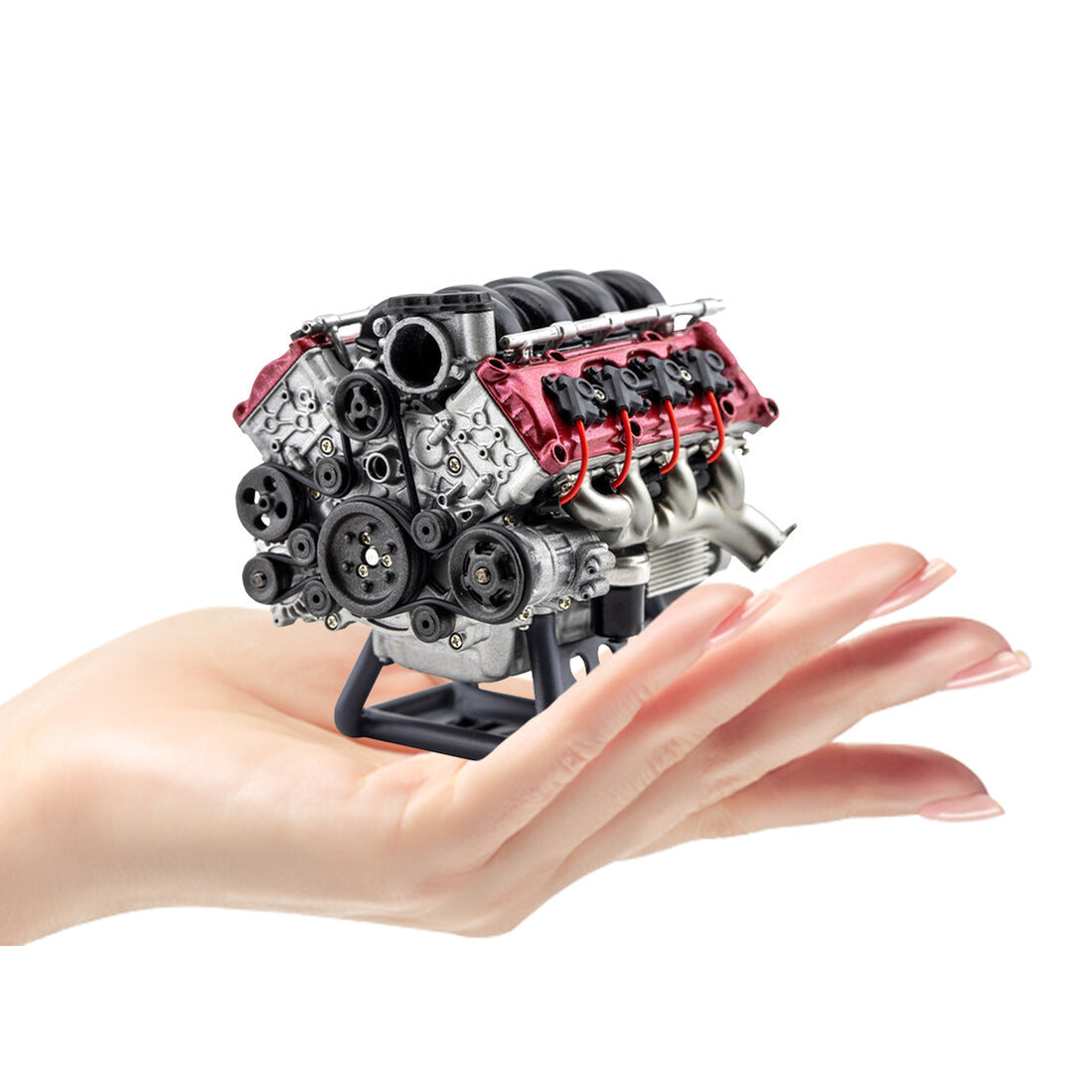 MAD RC V8 Engine Model Kit - Build Your Own V8 Engine for Car AX90104 ...