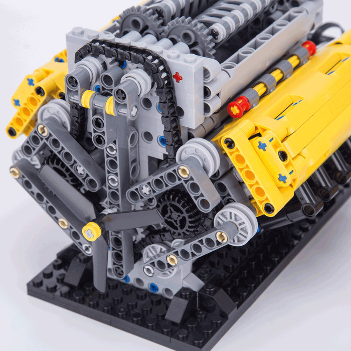 V8 Crossplane with Supercharger Building Block Engine Model MOC-17173 ...