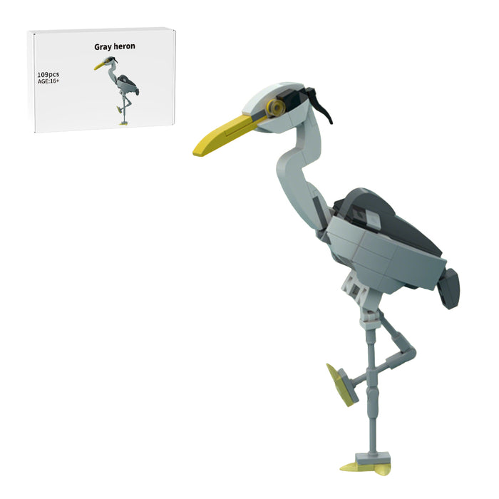 MOC-190229 Grey Heron Building Blocks Model（109PCS）