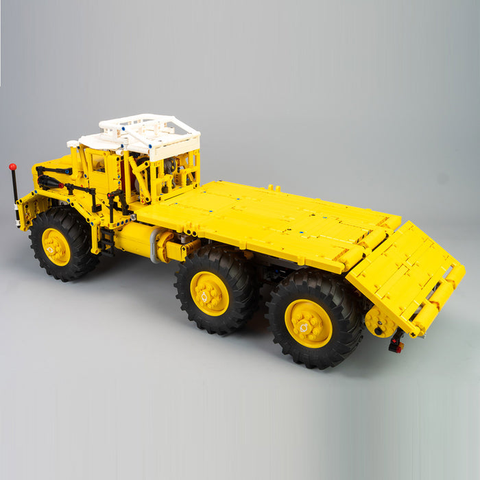 MOC- 1/20 Scale Berliet T100 French 1950s Heavy-Duty Transport Truck, Berliet Truck Building Blocks Set(Dynamic Version/3176PCS）