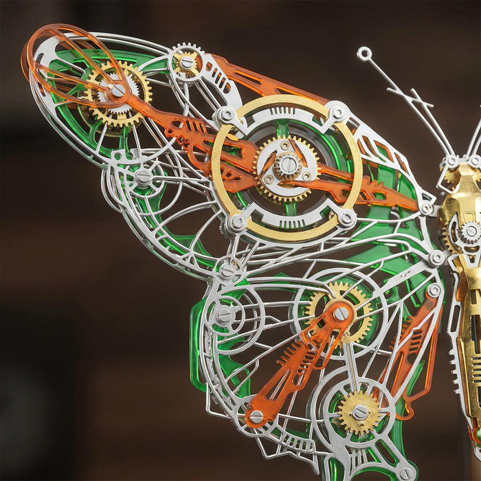 3D Metal Winged Insect Steampunk Mechanical Relief DIY Model Kit- 308PCS enginediyshop