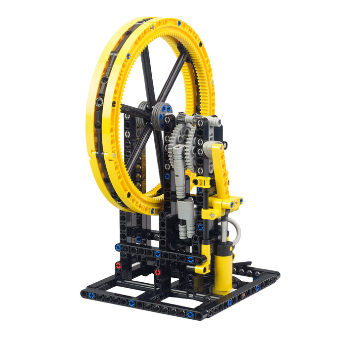 MOC-57096 Vertical Pneumatic Engine Building Blocks Set (368PCS) enginediyshop