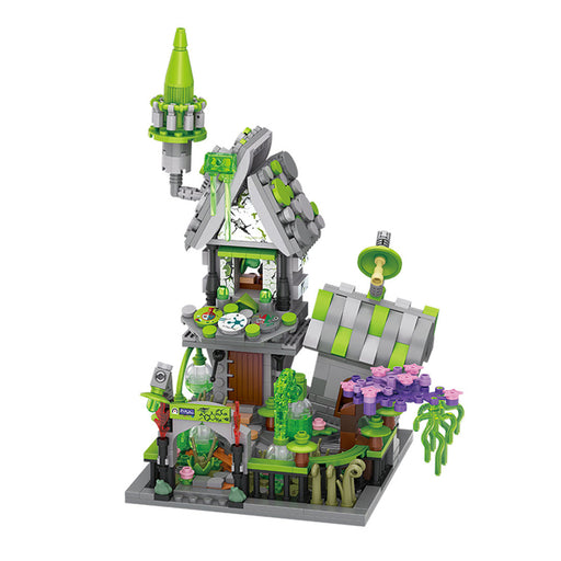 Halloween Mad Green House Building Blocks Set(758PCS) enginediyshop