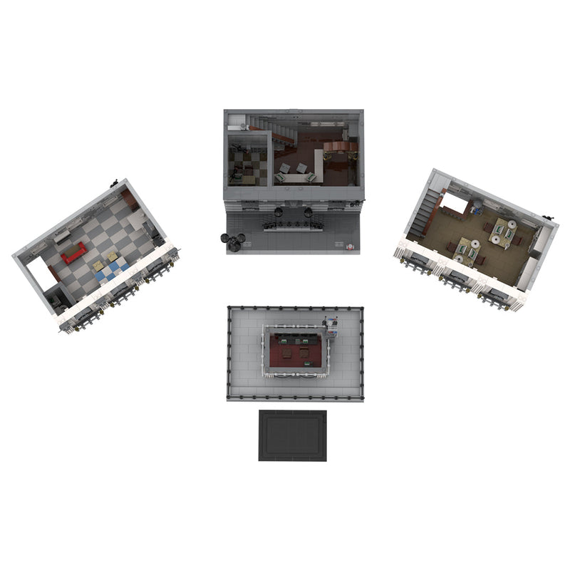 MOC-4652 Large-scale Police Department Building Blocks MOC Set Toys (4914PCS) enginediyshop