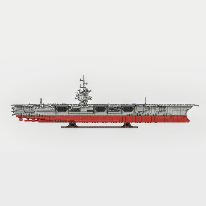 Mocsage 1/350 UCS USS Enterprise CVN-65 Nuclear-powered Aircraft Carrier Military Model Building Blocks Set (4941PCS) enginediyshop