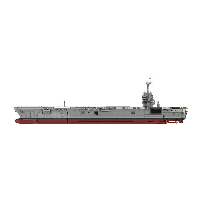 MOC-192566 1/300 Scale Gerald R-FOD | Nuclear-Powered U.S. Aircraft Carrier Building Blocks Set—6354PCS enginediyshop