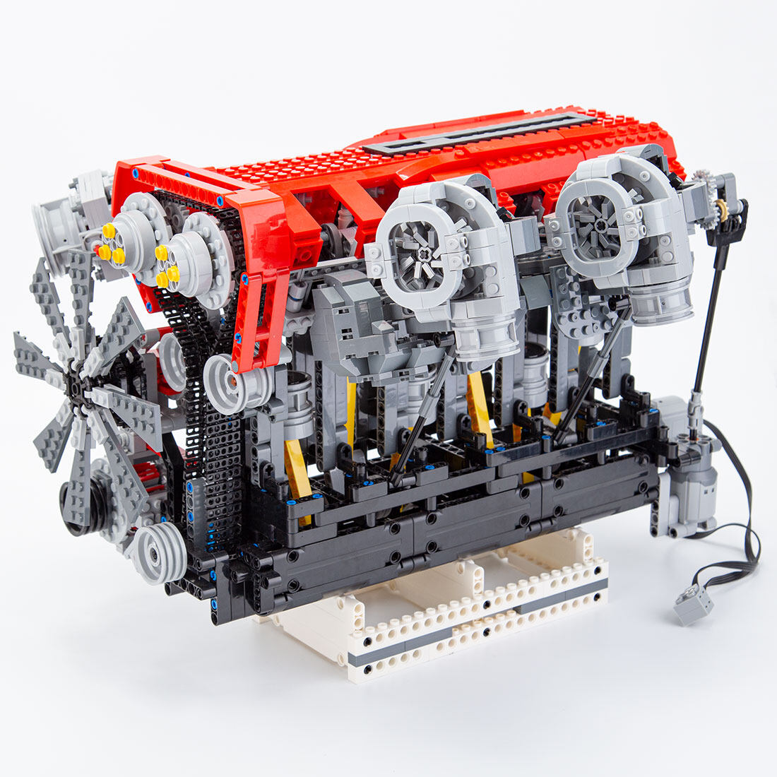 MOC RB-30 Six-Cylinder Four-Stroke Gasoline Engine Model Building Blocks Toy Set -1985PCS-Build Your Own L6 Engine enginediyshop