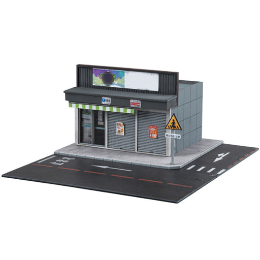 1/64 Scale "Ichiben" Convenience Store Miniature Model, Micro Scale Landscape for Photography, Desktop Collectible Display Decor (Figures & Cars Not Included) enginediyshop