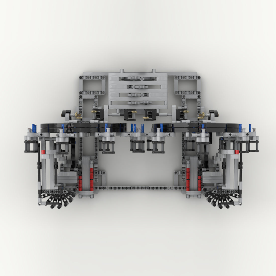 MOC  Synchronized Transmission Building Block Module, Mechanical Gear and Linkage Model-926PCS enginediyshop