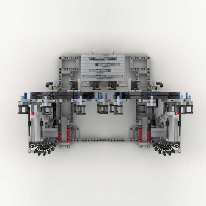 MOC  Synchronized Transmission Building Block Module, Mechanical Gear and Linkage Model-926PCS enginediyshop