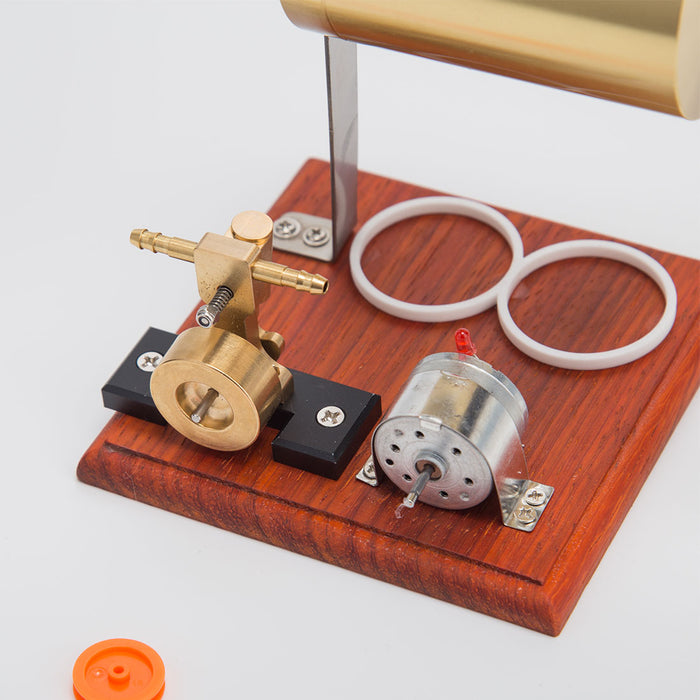 Mini Swing Type Steam Engine Generator Steam Power Machine Educational and Hobby Gift enginediyshop