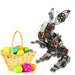 Steampunk 3D Metal Bunny Model DIY Kits with Easter Egg (500PCS+) enginediyshop