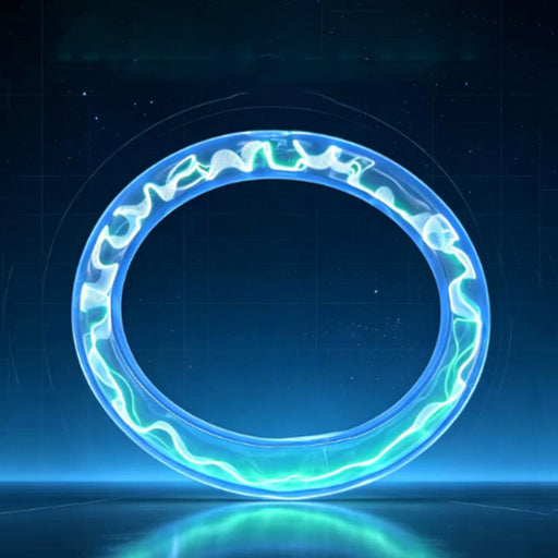 Ion Glow Ring Lamp High Voltage Flowing Arc Desktop Ambient Light enginediyshop