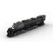 MOC-89126 1/40 4014 Big Boy Dynamic RC Train Model Building Blocks Set (3200pcs+/Black) enginediyshop