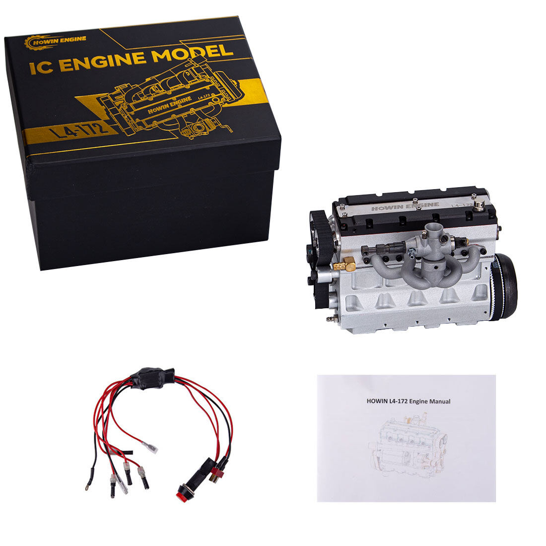Inline 84 Engine HOWIN ENGINE L4-172 17.2cc SOHC Inline Four-cylinder Four-stroke Water ...