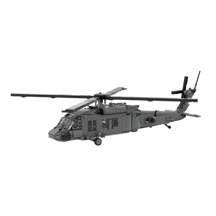 MOC-198409 1/35 Scale UH-60 American Military Helicopter Building Blocks Set (956PCS/V3 Version) enginediyshop