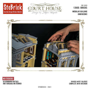 MOC-77106 The Court House Building Blocks DIY Small Particle Model without Stickers(13905PCS ） enginediyshop