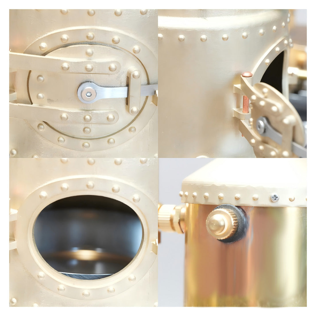 RETROL SE-03 DIY Steam Engine Model Kit with Generator & Light, 38 PCS Educational Mechanical Building Set