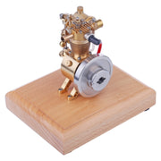 1.6cc Mini SAM Hit and Miss Four-stroke Vertical Gas Engine Internal Combustion Engine Model with Flying Ball Speed Limiter - Enginediyshop