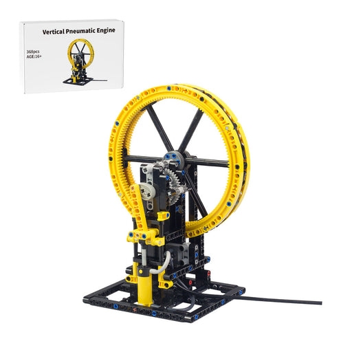 MOC-57096 Vertical Pneumatic Engine Building Blocks Set (368PCS) enginediyshop