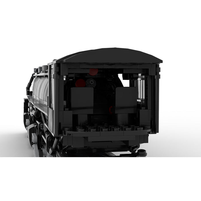 MOC-89126 1/40 4014 Big Boy Dynamic RC Train Model Building Blocks Set (3200pcs+/Black) enginediyshop
