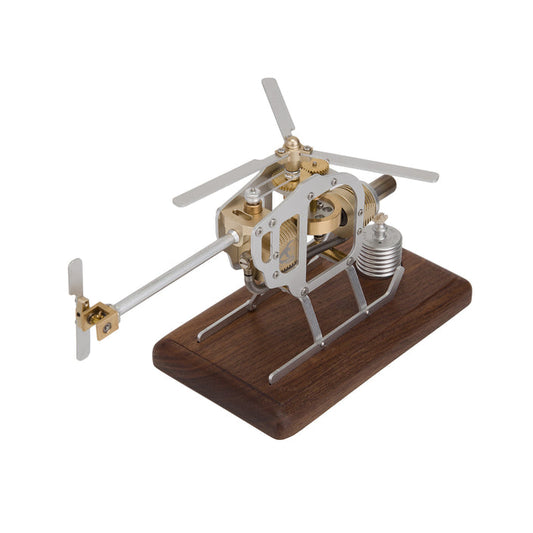 DIY Helicopter Model Kit Parts Working Hot Air Stirling Kit-Stirling Engine Model That Works enginediyshop