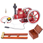 RETROL ENGINE HM-01 7cc Engine 4-stroke Horizontal Hit and Miss Internal Combustion Engine Model enginediyshop