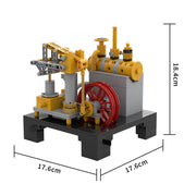 Retro Design Beam Steam Engine DIY Kit Building Block Model Perfect for STEM Collectors（469PCS)） enginediyshop
