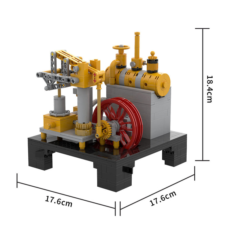 Retro Design Beam Steam Engine DIY Kit Building Block Model Perfect for STEM Collectors（469PCS)） enginediyshop