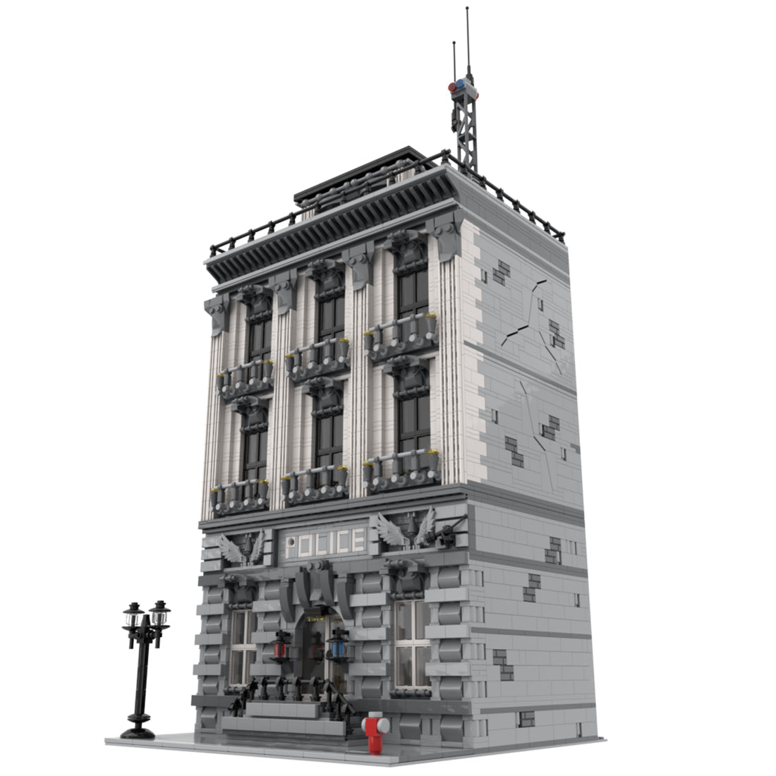 MOC-4652 Large-scale Police Department Building Blocks MOC Set Toys (4914PCS) enginediyshop