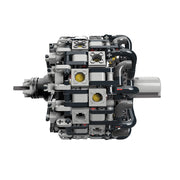 MOC-159400 18 Cylinder Radial Engine Building Blocks Set (577PCS) enginediyshop