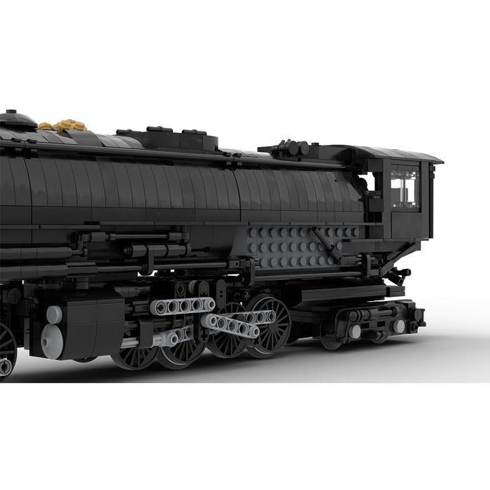 MOC-89126 1/40 4014 Big Boy Dynamic RC Train Model Building Blocks Set (3200pcs+/Black) enginediyshop