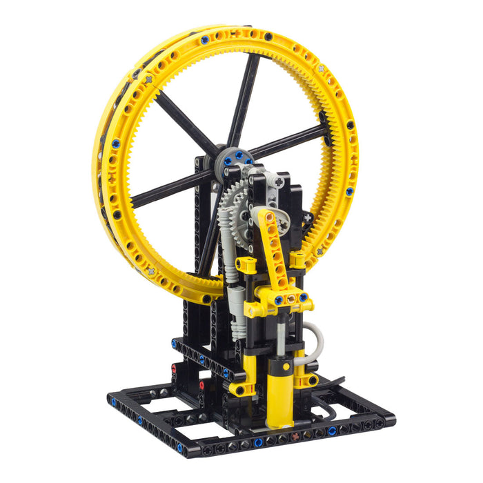 MOC-57096 Vertical Pneumatic Engine Building Blocks Set (368PCS) enginediyshop