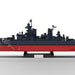 MOC 1/300 Scale USS New Jersey BB-62  WWII Artillery Warship kit-3734PCS enginediyshop
