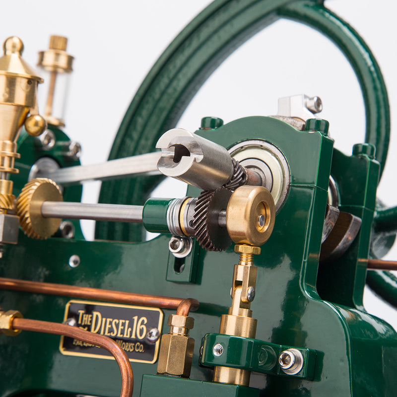 RETROL 16cc Water-Cooled Stationary Horizontal 4-Stroke Diesel Engine Model enginediyshop