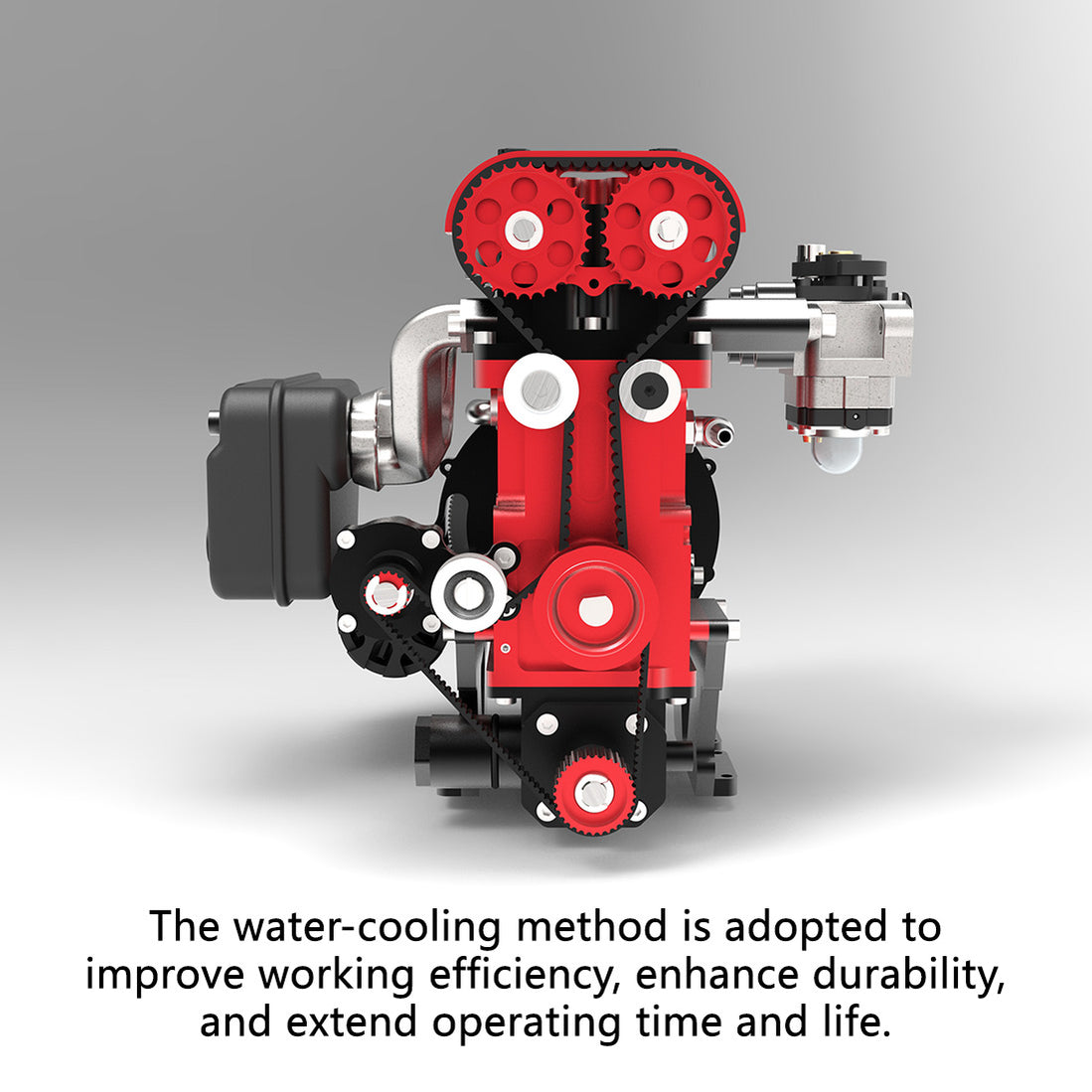 ENJOMOR GS-L4 Engine 36cc Water-Cooled 4-Stroke DOHC Inline Four-Cylin ...