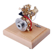 1.6cc Mini SAM Hit and Miss Four-stroke Vertical Gas Engine Internal Combustion Engine Model with Flying Ball Speed Limiter - Enginediyshop