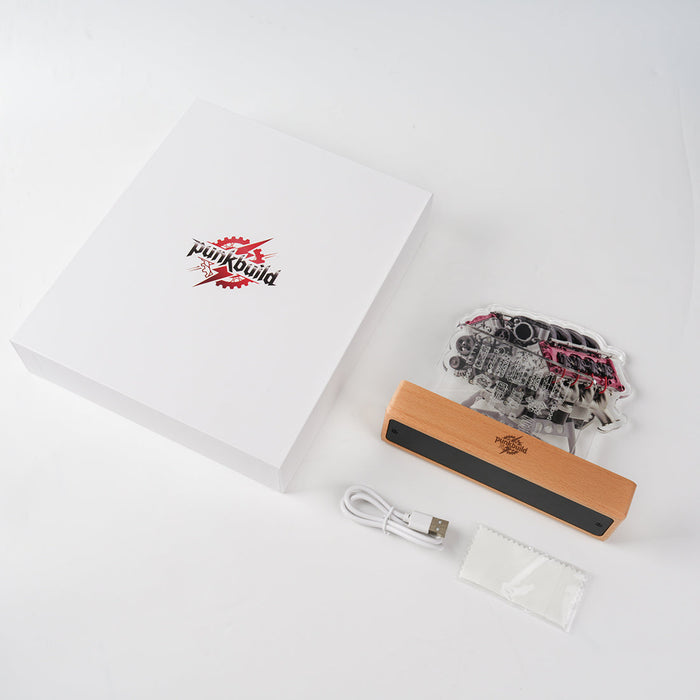 Punkbuild  Engine Night Light Acrylic LED Lamp enginediyshop