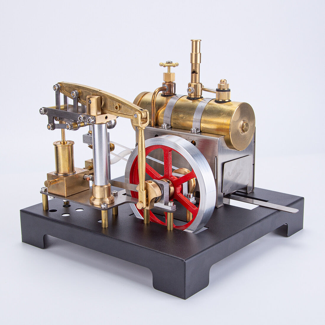 RETROL Metal Steam Engine Model with Boiler & Flyball Governor (84PCS ...