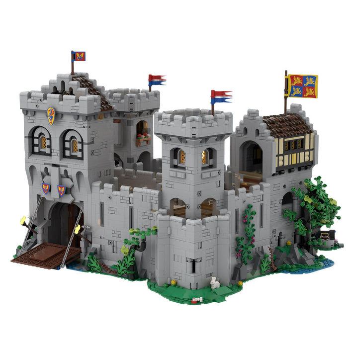 MOC-144534 Medieval Knight's Castle - 10305 Modular Expansion Model Small Particles Building Blocks Set (5391 PCS) enginediyshop