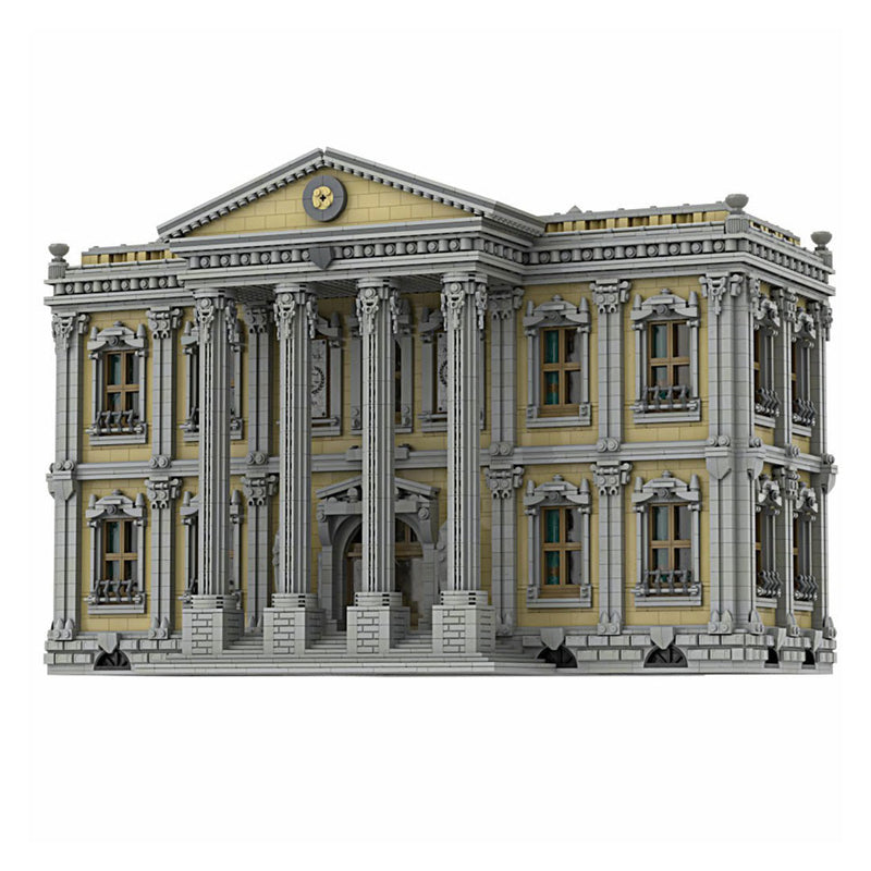 MOC-77106 The Court House Building Blocks DIY Small Particle Model without Stickers(13905PCS ） enginediyshop