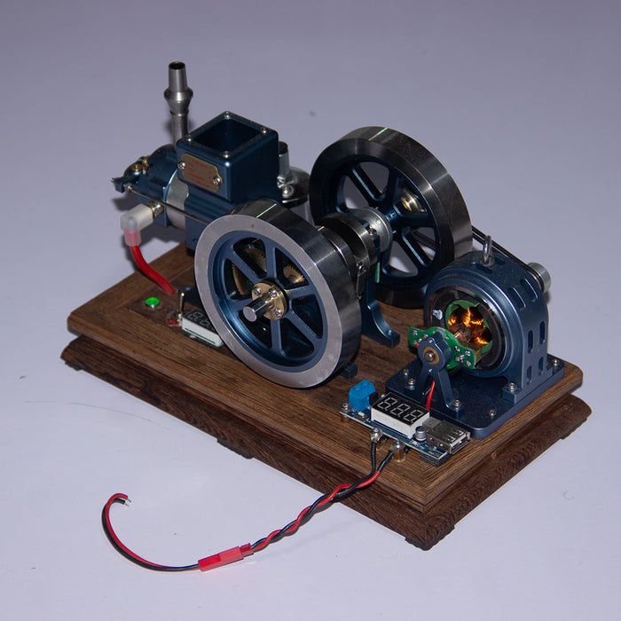 ENJOMOR Vintage Horizontal 4-Stroke Gas Engine Model enginediyshop
