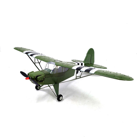 1/16 WWII PIPER J-3 CUB RC 4CH Brushless Fixed-wing Aircraft Model Military Plane Toy enginediyshop