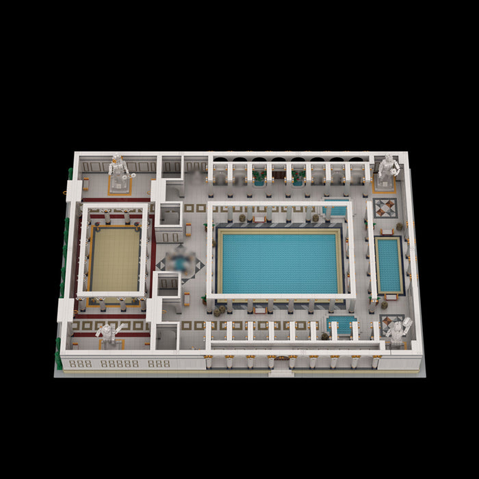 Ancient Roman Bath Historical Display Building Block Set-30812PCS enginediyshop