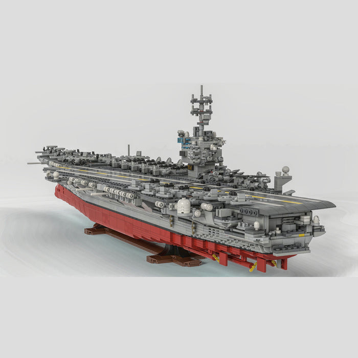 Mocsage 1/350 UCS USS Enterprise CVN-65 Nuclear-powered Aircraft Carrier Military Model Building Blocks Set (4941PCS) enginediyshop