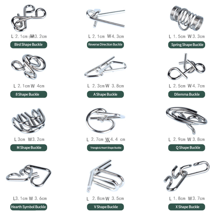 Advent Calendar Brain Teaser Adventskalender Christmas Gift Creative Intelligence Toy (Set of 24) enginediyshop